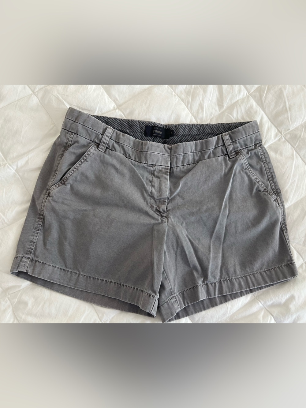 J Crew Gray Chino Shorts